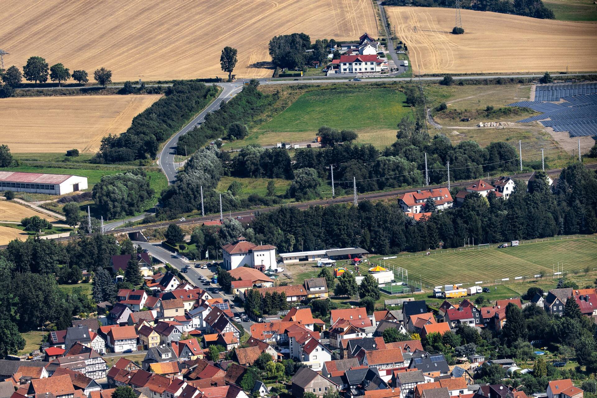 Wohnstraßen und Gärten von Bernterode